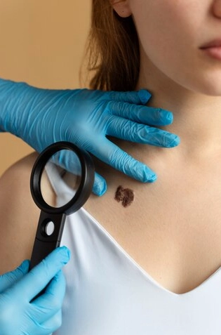 Mole removal treatment